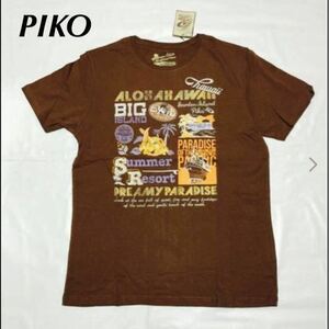 ■新品■ PIKO／ピコ ■ Tシャツ、ブラウン〓 Ｌサイズ