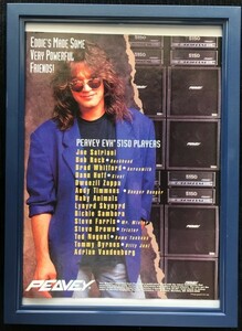 ☆ 1990年代 Peavey オリジナル広告 / エディ・ヴァン・ヘイレン Eddie Van Halen #3☆