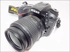 動作品 Nikon/ニコン◆デジタル一眼レフ/D7200◆防塵・防滴/AF-S NIKKOR 18-55mm F3.5-5.6 G 標準ズームレンズ/手振れ補正/レンズセット