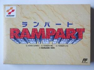 FCファミコン★コナミ KONAMI★ランパート RAMPART★新品未開封★1991年発売