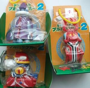  prize * van Puresuto convenience store love tem*tatsunoko mechanism pull-back car 2[ all 3 kind set ] unused unopened *1999 year Release 