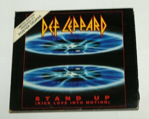 DEF LEPPARD / STAND UP (Kick Love Into Motion) デフ・レパード CD シングル スタンド・アップ ポスター無し