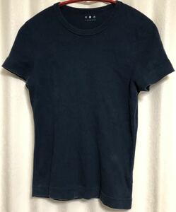 three dots◆ネイビー半袖Tシャツ◆サイズM