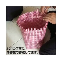 プラカゴ メルカド トートバッグ マルシェバッグ 大容量 ハンドメイド ビニールバッグ ゴールド 軽量_画像8