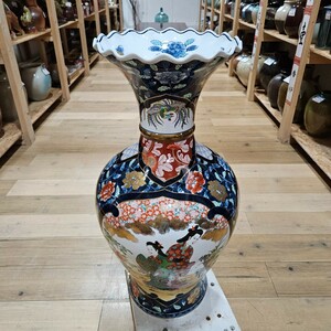 【美品】金龍窯　有田焼　博山作　骨董品　壺花　古美術　花瓶　陶器　コレクション　オブジェ　インテリア