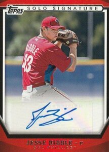 2011 TOPPS PRO DEBUT Jesse Biddle RC Auto Auto オリックス 来日外国人 ジェシー・ビドル 直筆サインカード