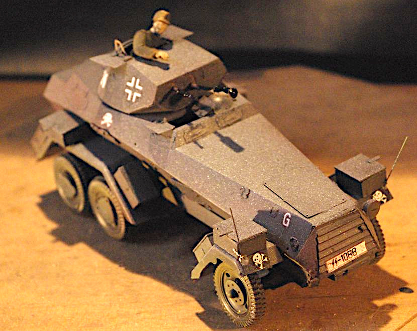 完成品1/３５ヒストリックナチスドイツ陸軍Sdkfz.231 ６輪装甲車 