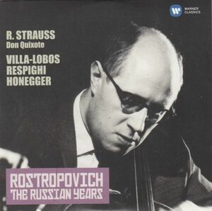 [CD/Warner]R.シュトラウス:交響詩「ドン・キホーテ」他/M.ロストロポーヴィチ(vc)&V.ドゥブロフスキー&USSR国立交響楽団 1964他