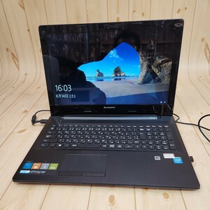 Lenovo Windows8 ノートパソコン G50-30 通電確認Ok!