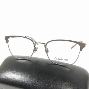 未使用品【ヨウジヤマモト】本物 YohjiYamamoto 伊達眼鏡 19-0050-2 グレー サングラス メガネ めがね メンズ レディース 日本製 送料520円の画像4
