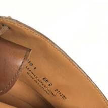 未使用品【クロケット&ジョーンズ】本物 CROCKETT&JONES 靴 24.5cm 茶 ショートブーツ ハイカットシューズ レザー 女性用 レディース 65C_画像10