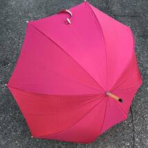 【ディオール】本物 Christian Dior 傘 トロッター柄 全長91cm 雨傘 アンブレラ 雨具 長傘 メンズ レディース_画像5