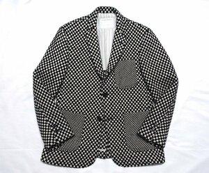 超美品 BLACK FLEECE BY BROOKS BROTHERS ブラックフリース アルパカ ウール チェック テーラードジャケット メンズ BB0 トムブラウン