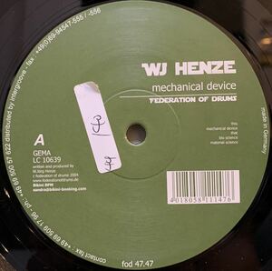 WJ Henze - Mechanical Device