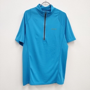 patagonia FORE RUNNER 1/4 ZIP ハーフジップ サイズM 半袖Ｔシャツ カットソー ライトブルー パタゴニア 3-0624S F92667