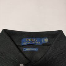 POLO RALPH LAUREN ビッグポニー コットン 半袖 ポロシャツ ブラック ポロ・ラルフローレン 3-0715S F89835_画像3