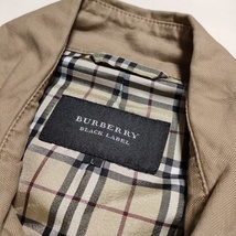 BURBERRY BLACK LABEL コットンリネン サイズL ジャケット ライトブラウン バーバリーブラックレーベル 3-0716M 217063_画像5