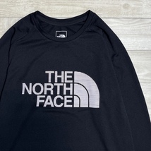 THE NORTH FACE/ザ ノースフェイス/ L/S GTD Logo Crew/ロングスリーブ GTD ロゴクルー/吸汗速乾素材/Lサイズ/ブラック_画像4