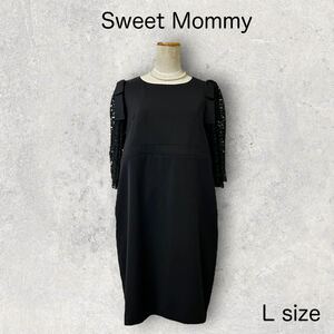 1305* beautiful goods *SweetMammy Suite mummy maternity One-piece have been cleaned nursing . attaching black black formal same window . ceremonial occasions 