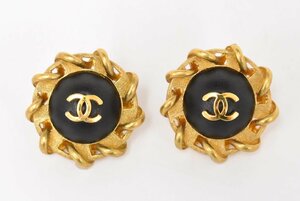 シャネル CHANEL ココマーク イヤリング 刻印有り 94P プラタグ付き 1994年スプリングコレクション → 2307LR077