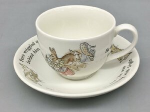 ウェッジウッド WEDGWOOD カップ ＆ ソーサーセット ピーターラビット 未使用 2307LS050