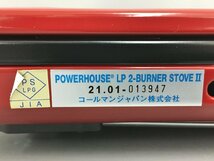 コールマン Coleman バーナー アウトドア用品 パワーハウス LP ツーバーナーストーブ2 2000021950 レッド 未使用 2307LBM041_画像7