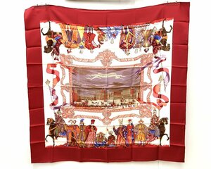 エルメス HERMES スカーフ カレ90 ムッシュ・ド・Tのためのトルコ行進曲 約90×90cm シルク100％ 2307LT007