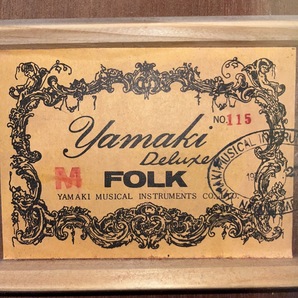 Yamaki Deluxe FOLK No.115 Acoustic Guitar アコースティックギター ヤマキ -z378の画像5