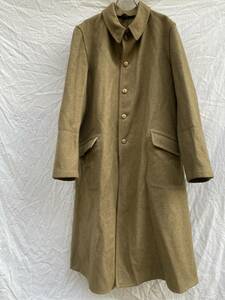 九八式 昭和十三年製 旧日本軍 肉厚 ウール コート 外套 JAPAN VINTAGE ジャパンヴィンテージ 二號 将校用 Aライン 30s40s WW2 戦争資料