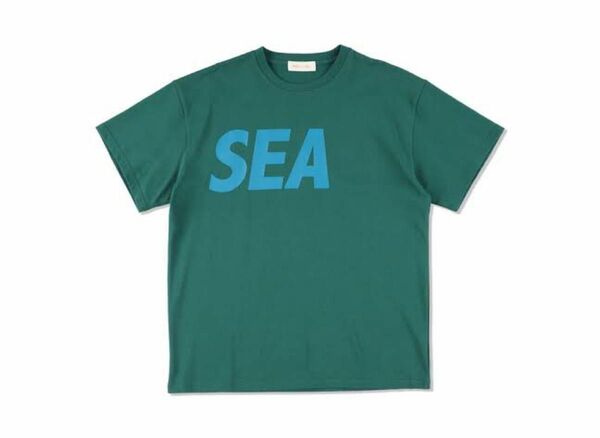 wind and sea green blue tシャツ
