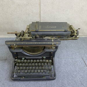 gg162*[ Junk ] работоспособность не проверялась America старый пишущая машинка UNDER WOOD/ нижний дерево интерьер произведение искусства дисплей /140