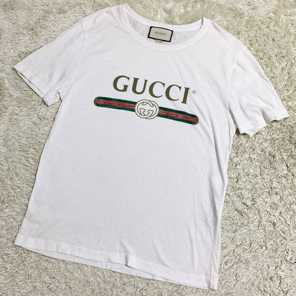 ヤフオク! -「グッチ tシャツ s」(トップス) (男性用)の落札相場・落札価格