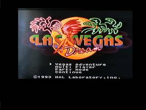 SFC/スーパーファミコンソフト【ラスベガス・ドリーム/LASVEGAS　DREAM】ソフトのみ　動作品