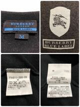 BURBERRY BLUE LABEL バーバリーブルーレーベル ロゴ Tシャツ 半袖 トップス サイズM ブラウン 三陽商会 日本製 FA811-386-09_画像5