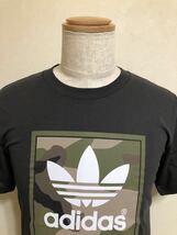 【新品】 adidas originals CAMO TEE アディダス オリジナルス カモフラージュ柄 ロゴ Tシャツ トップス サイズO 半袖 UTIBLK 迷彩 DV2060_画像3