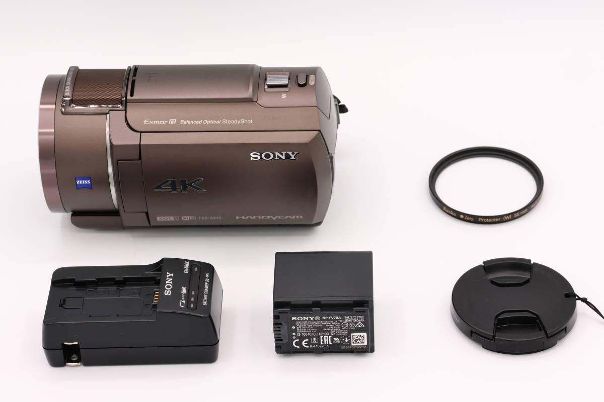 人気絶頂 新品未使用・ビデオカメラ4K FDR-AX45ブラック SONY ビデオ