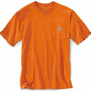 カーハート K87 ポケット Tシャツ　オレンジ　S　●新品　Carhartt