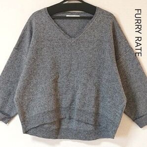 【FURRY RATE】ニット トップス 厚手 きれいめ