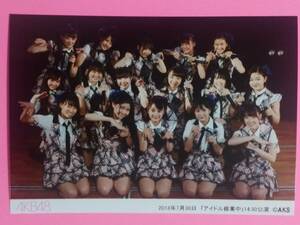 AKB48 2018 7/30 14:30 柏木由紀「アイドル修業中」劇場公演 生写真 L版