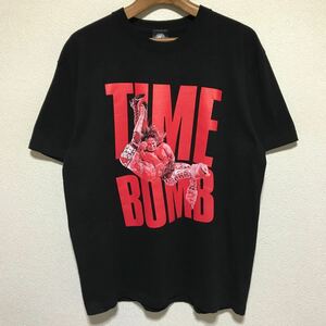 [即決古着]新日本プロレス/NJPW/高橋ヒロム選手/TIME BOMB(タイムボム)Tシャツ/ブラック/Lサイズ/LOS INGOBERNABLES de JAPON