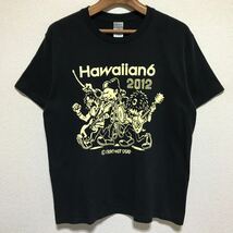[即決古着]Hawaiian6/ハワイアンシックス/2012 Tシャツ/バンドT/ブラック/GILDAN(ギルダン)製/Mサイズ_画像1
