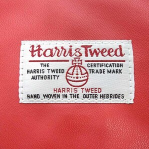 MUTA HARRIS TWEED ウール チェック クラッチ ハンド バッグの画像3