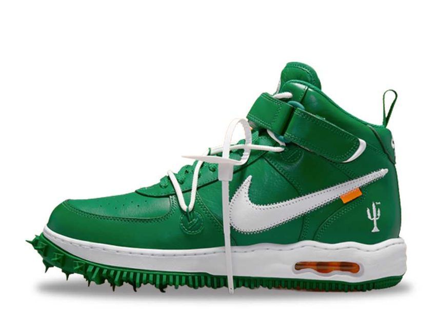 Off-White Nike Air Force 1 Mid SP LTHR Pine Green 29.5cm DR0500