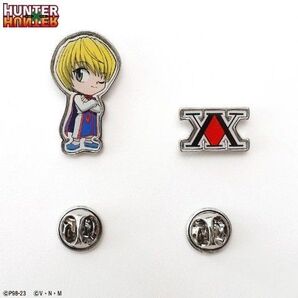 新品HUNTER×HUNTER クラピカ ピンズ 2セット ハンターハンター ハンター協会ロゴ ハンターライセンス