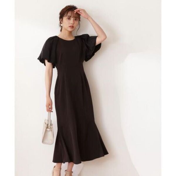 美品 《Lou Lou Fee》バルーンスリーブマーメイドドレス