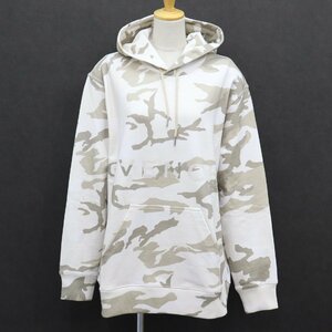 ITGML379PDD8 即決 本物 美品 GIVENCHY ジバンシイ 4G Hoodie パーカー BMJ0GM30W2 ロゴプリント カモフラ オーバーサイズ メンズ M