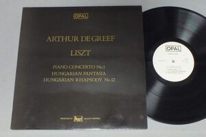 ●英LP ARTHUR DE GREEF/ARTHUR DE GREEF PLAYS LISZT●