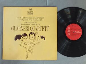 ●独LP GUARNERI QUARTETT/MENDELSSOHN-BARTHOLDY●