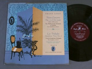 ●米LP GEZA ANDA OTTO ACKERMANN PAUL HUPPERTS etc/LISZT PIANO CONC. NO1●