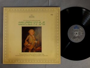 ●独LP THOMAS BRANDIS/MOZART SONATEN KV 10-15●